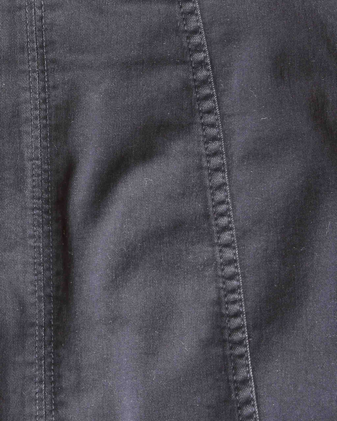 Free People - Modern Femme Novelty Mini Denim Skirt in Black