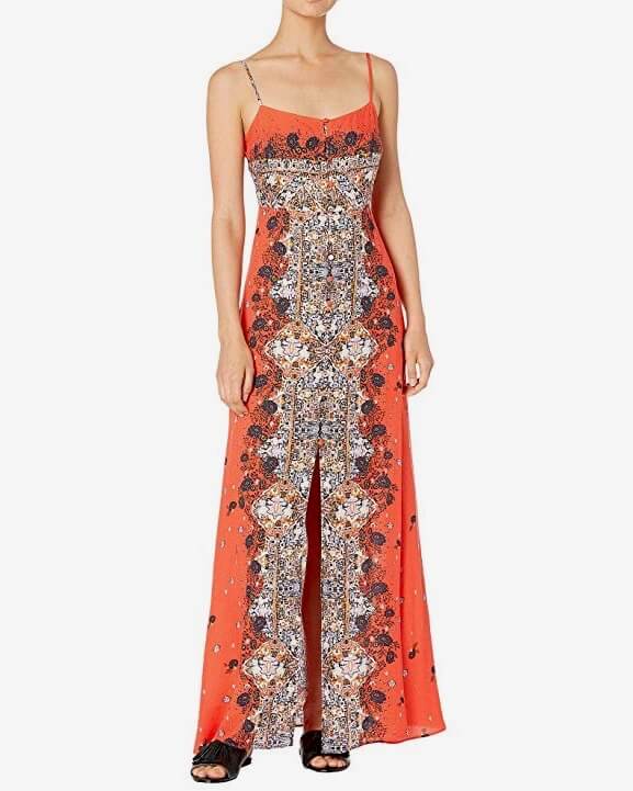 Free People - Morning Song Maxi Dress - Cherry Combo