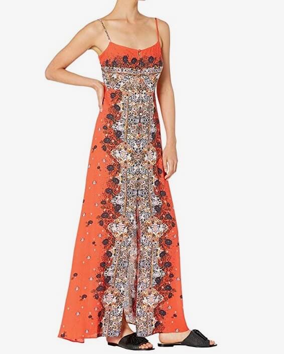 Free People - Morning Song Maxi Dress - Cherry Combo