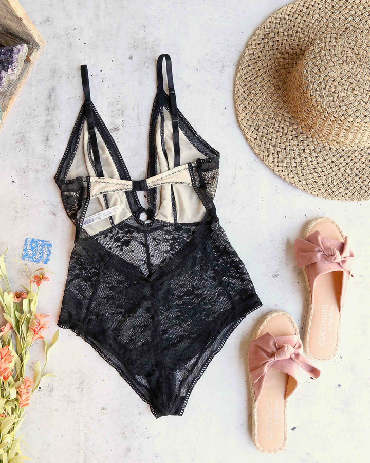 Free People - No Trace Bodysuit in Black
