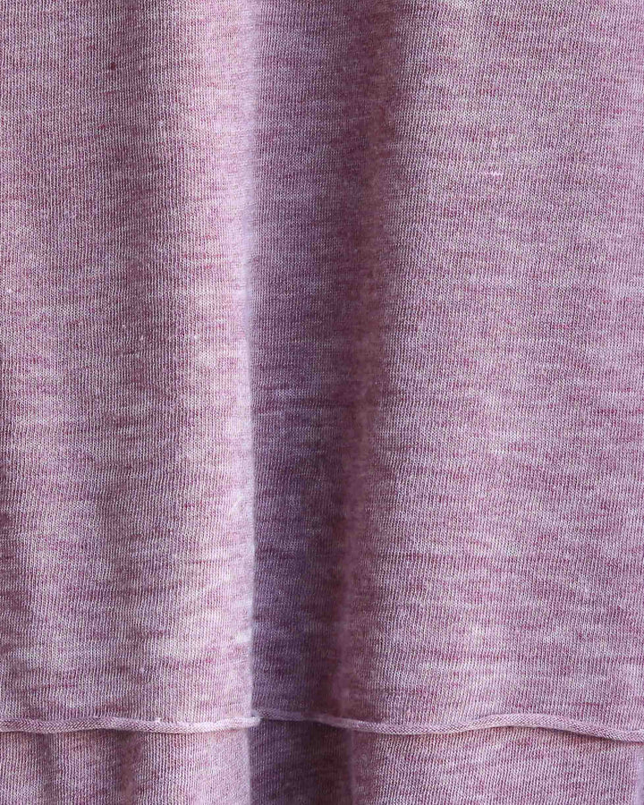 Free People - We The Free - Cloud 9 Frayed Hem Knit Tee in Sangria