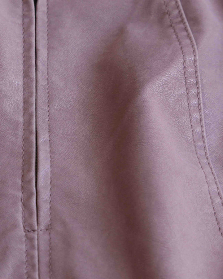 Free People - Modern Femme Novelty Mini Vegan Suede Skirt in Mauve