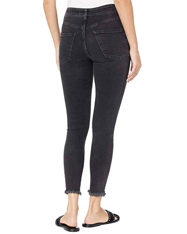 Free People - Raw High Rise Jeggings - Black