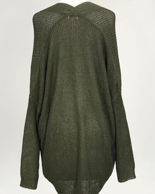 Dreamers - In the Office Ribbed Open Front Knit Cardigan in More Colors