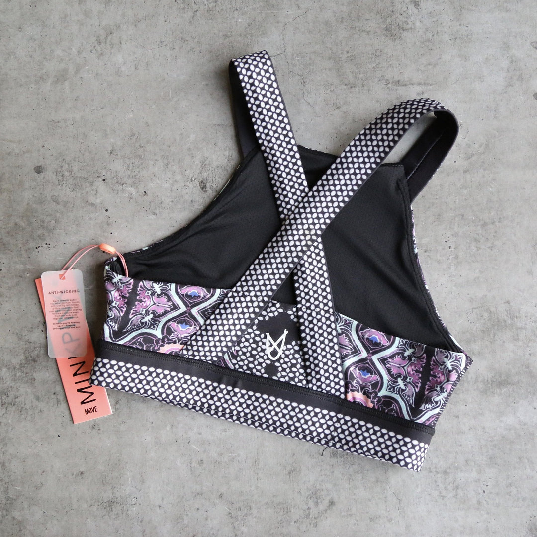 Final Sale - Minkpink - Adventure Island High Neck Sports Bra