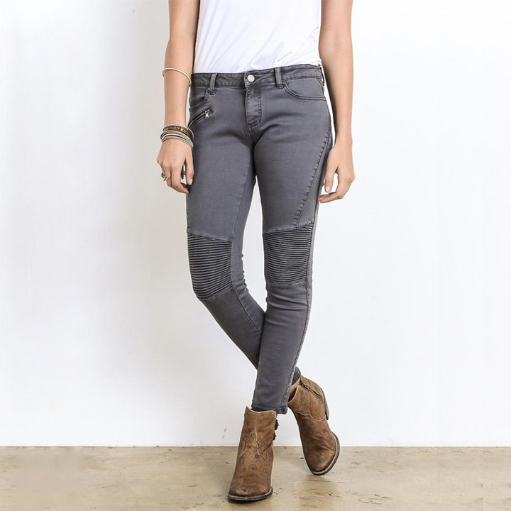 Final Sale - See You Later Biker Jeans - More Colors