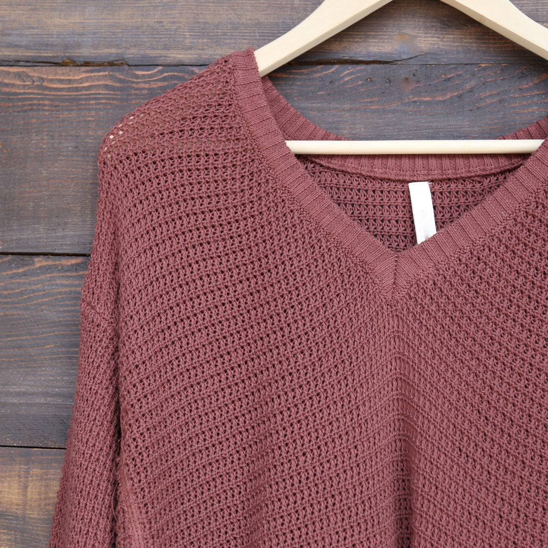 Oversized Thermal Sweater in More Colors