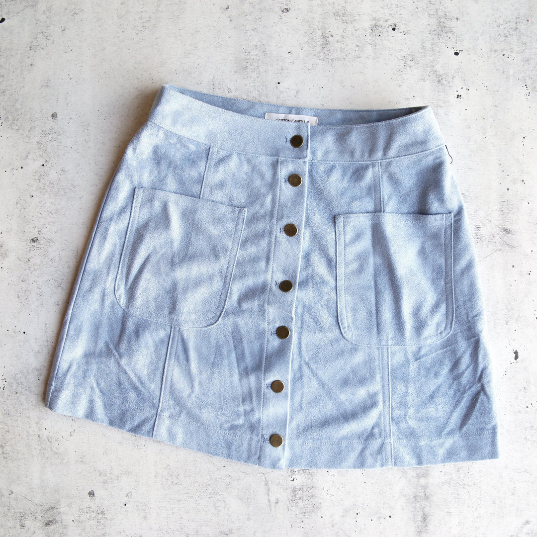High Standards Suede Skirt in More Colors