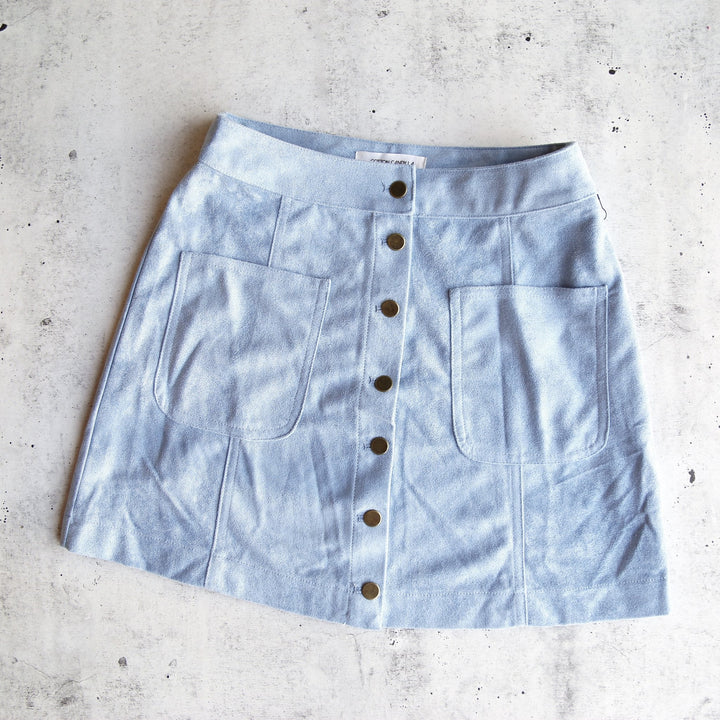 High Standards Suede Skirt in More Colors