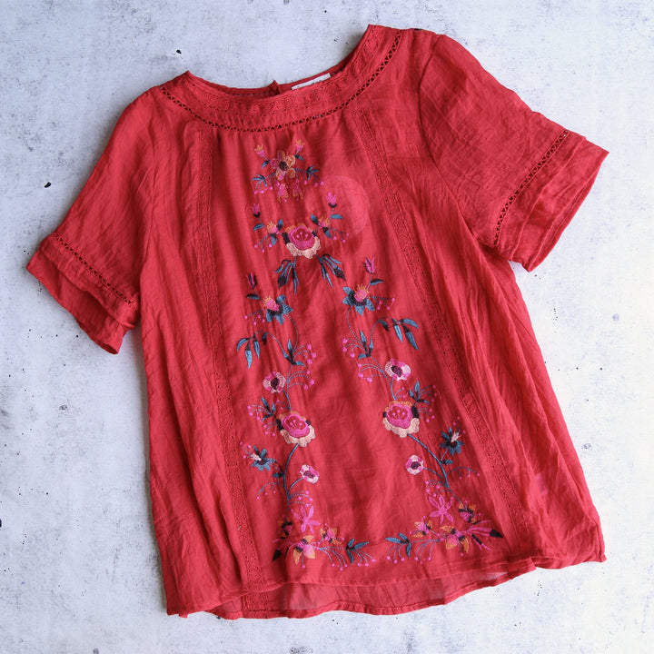 Embroidered Shirt in More Colors