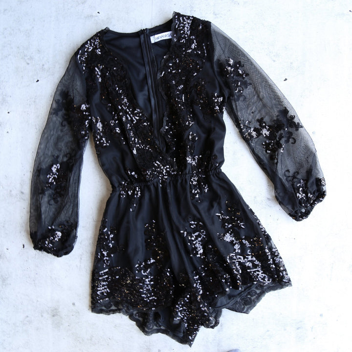 Reverse - Life of the Party Sequin Romper in More Colors