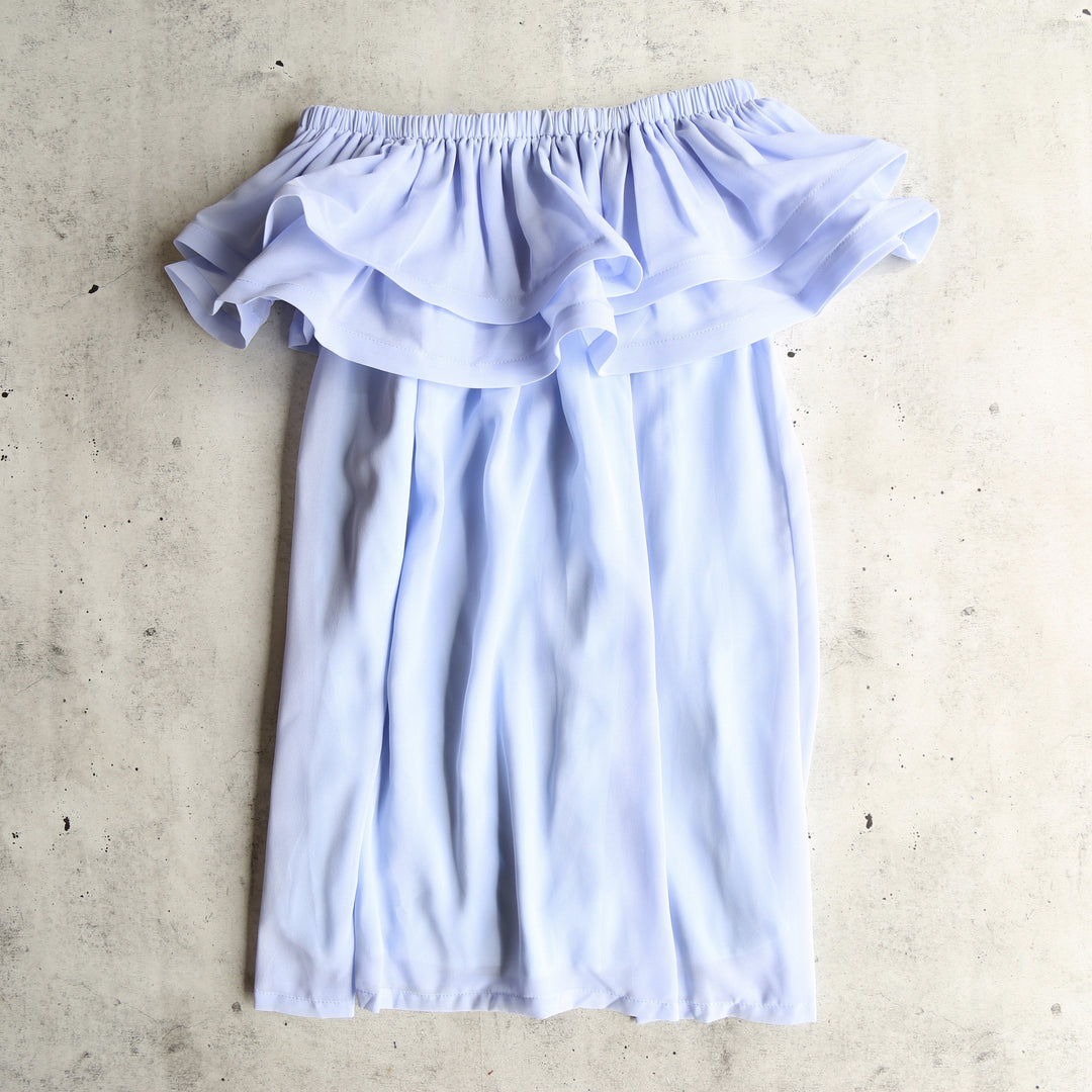 Reverse - Frilled to Pieces Off The Shoulder Dress in More Colors