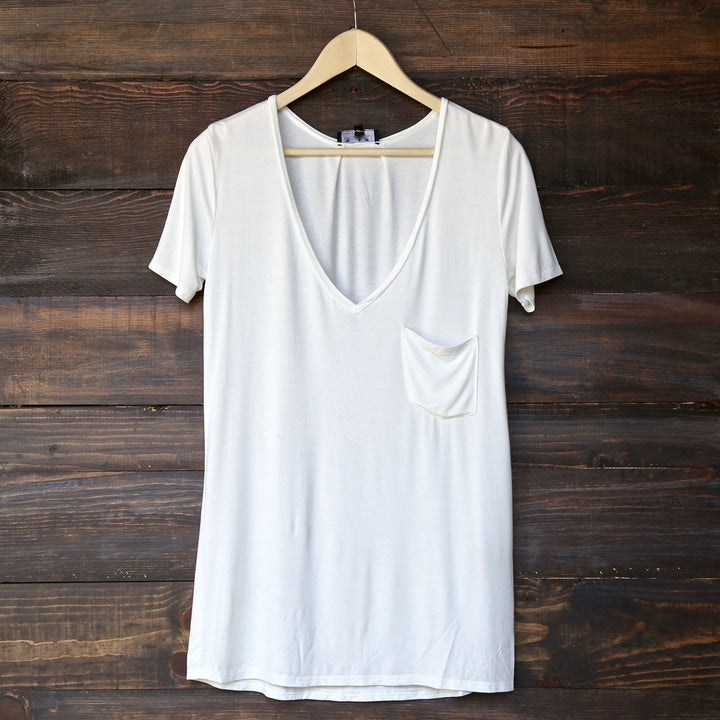 tease me oversize soft v neck tshirt (more colors) - shophearts - 1