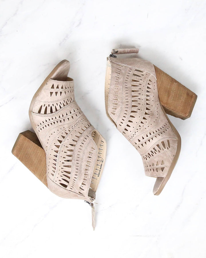 Not Rated - Groove Thang Bootie in Cream