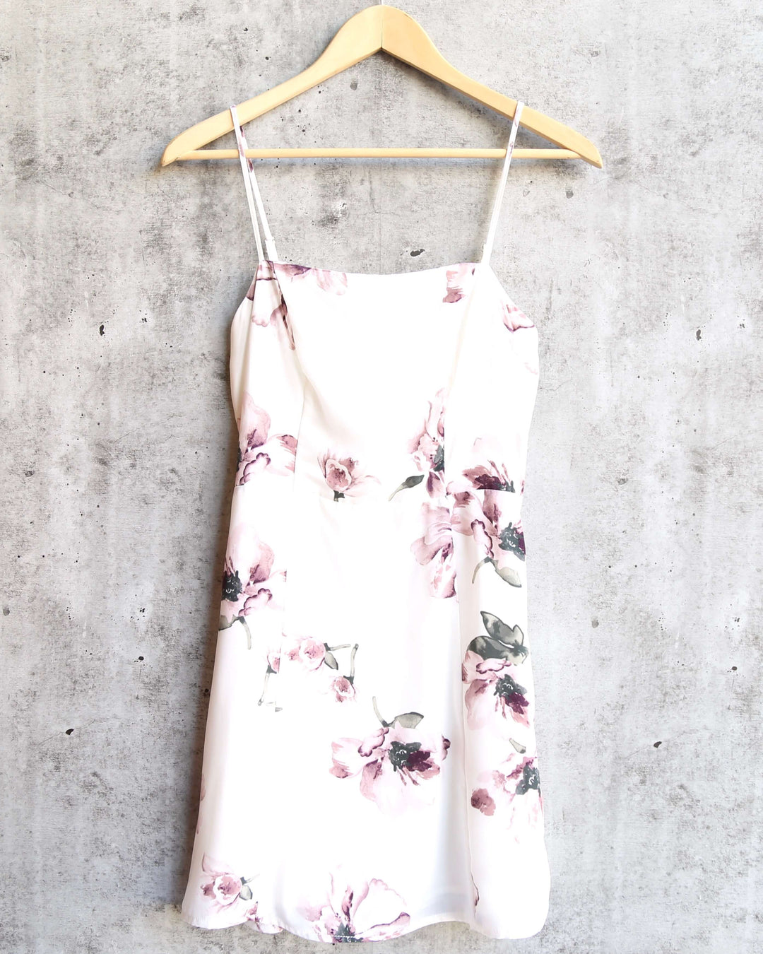Honey Punch - Floral Mini Dress in White