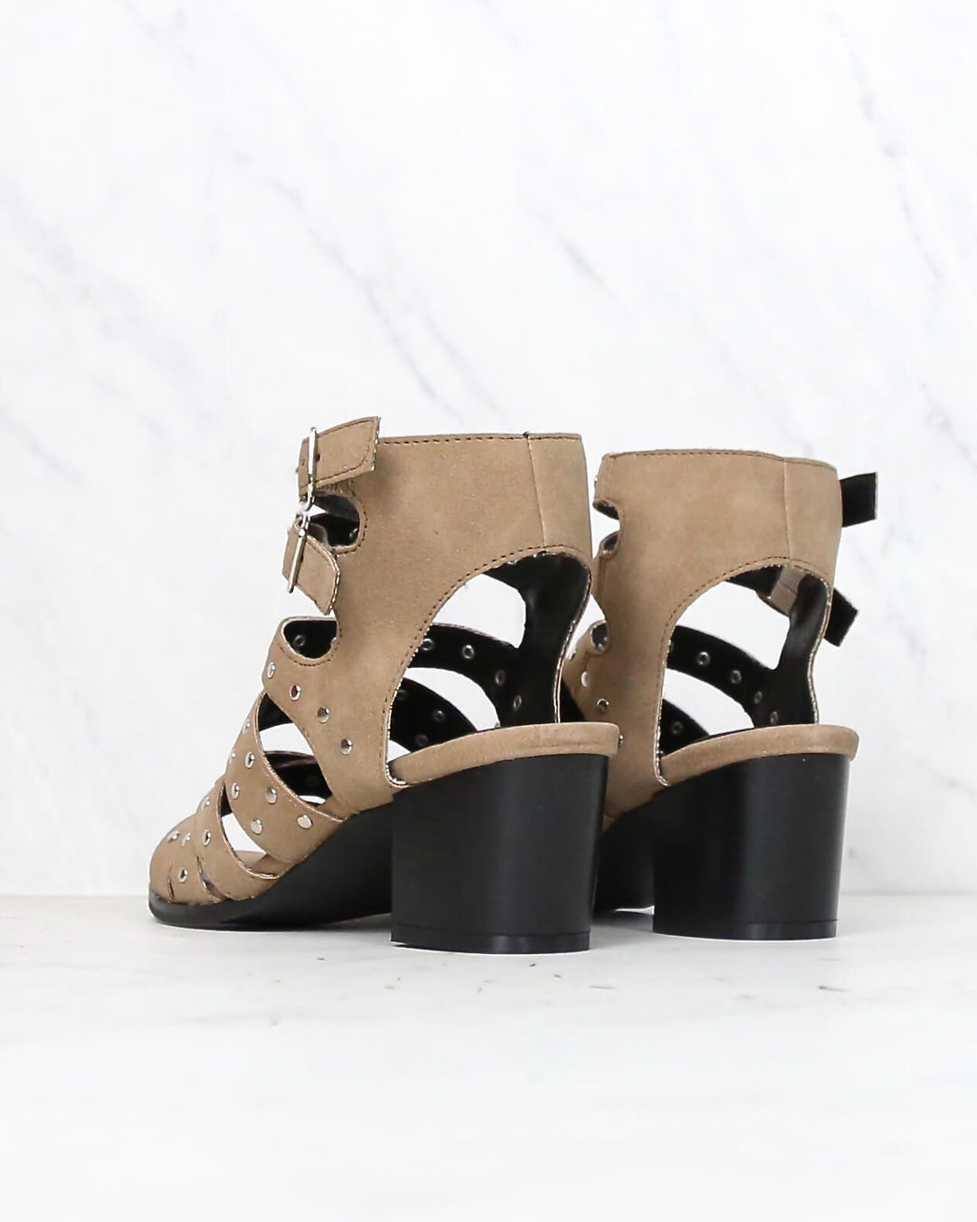 Final Sale - Miracle Miles - Bella Studded Ankle Strap Sandals
