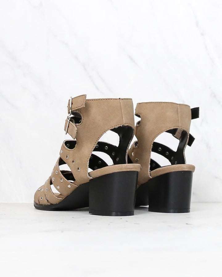 Final Sale - Miracle Miles - Bella Studded Ankle Strap Sandals