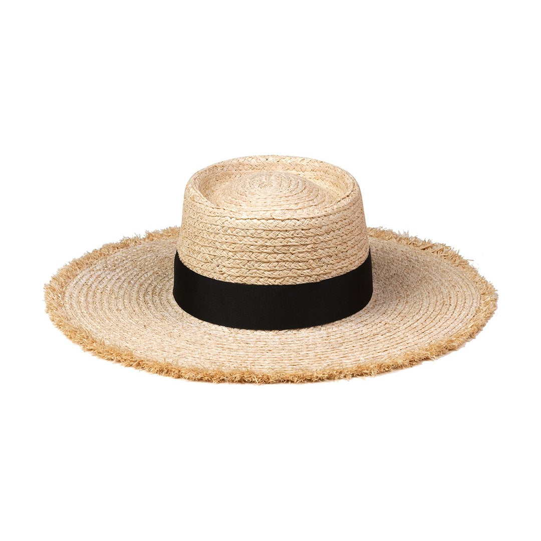 lack of color - the ventura natural straw boater hat