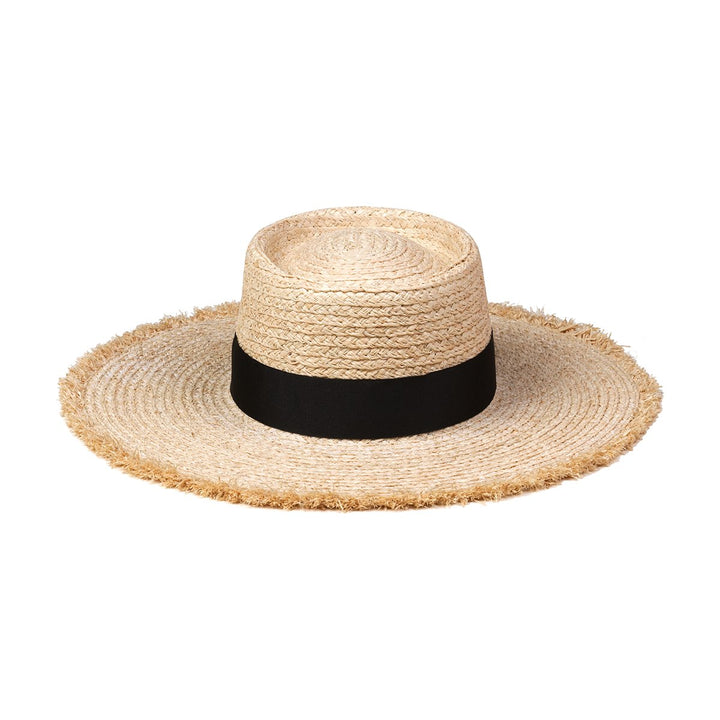 lack of color - the ventura natural straw boater hat