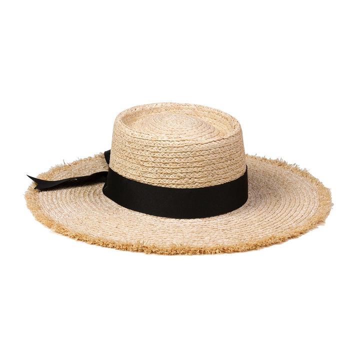 lack of color - the ventura natural straw boater hat