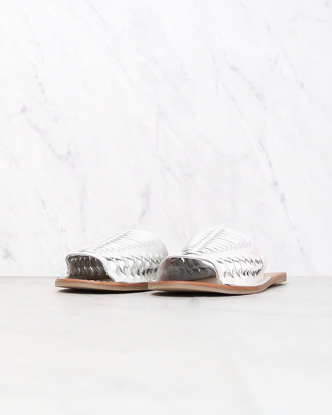 COCONUTS By Matisse - Mateo Huarache Slide Sandal in White