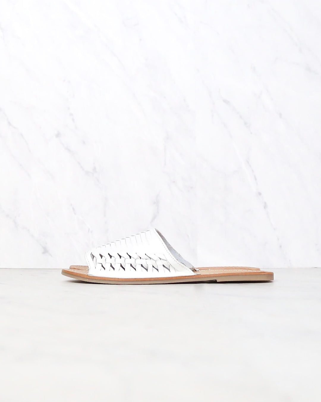 COCONUTS By Matisse - Mateo Huarache Slide Sandal in White