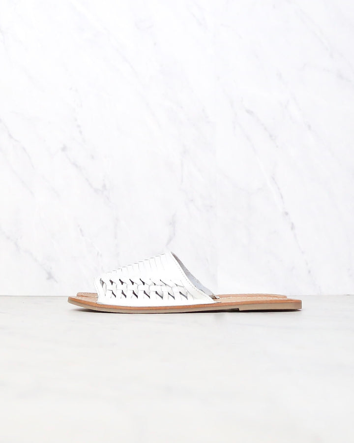 COCONUTS By Matisse - Mateo Huarache Slide Sandal in White
