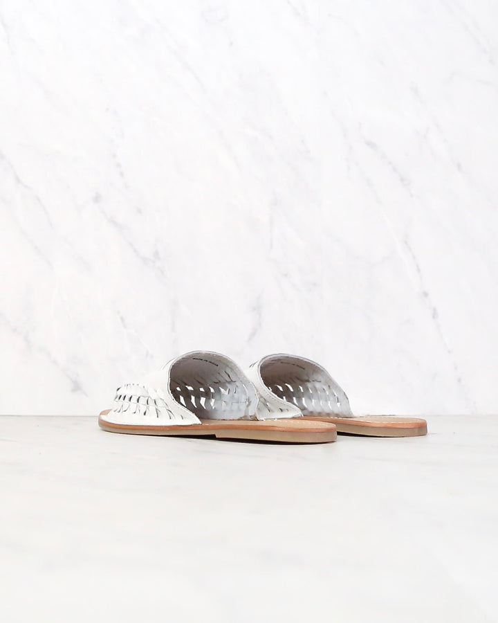 COCONUTS By Matisse - Mateo Huarache Slide Sandal in White
