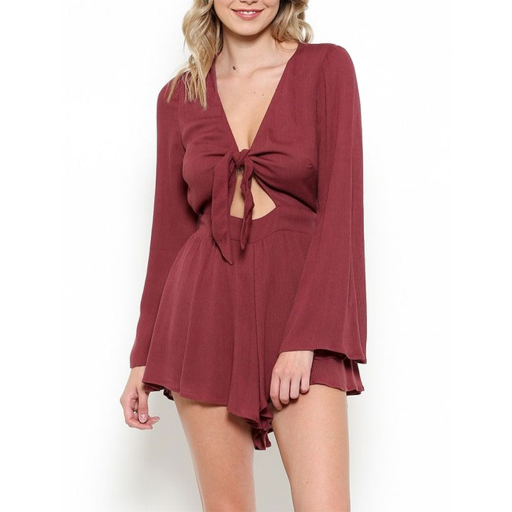 Final Sale - A Love Like This Romper - Mauve