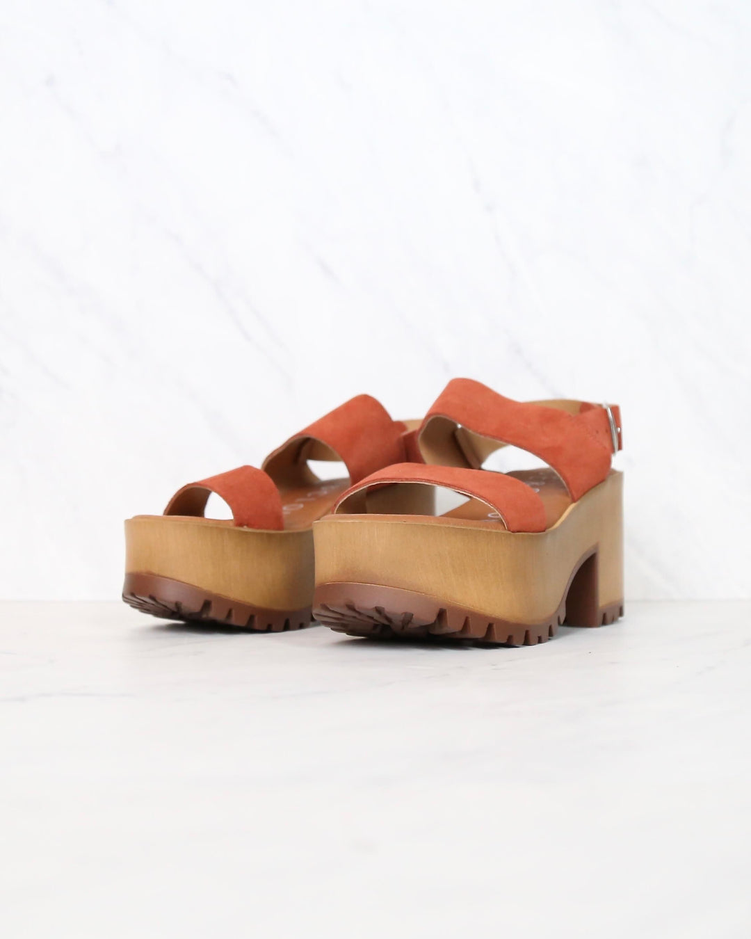 Musse & Cloud - Danna Platform Sandals in Tej