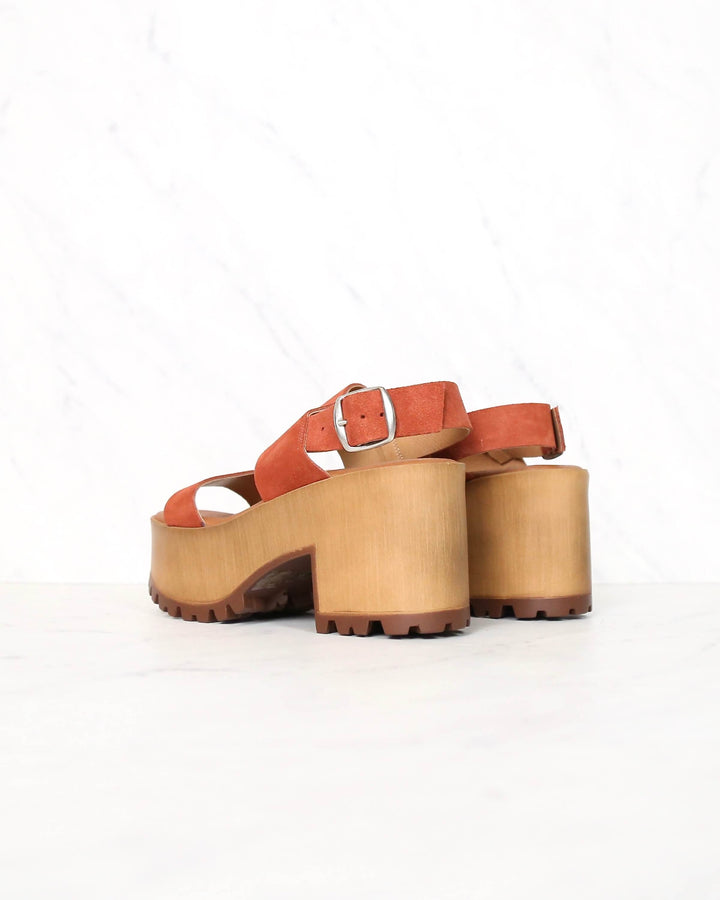 Musse & Cloud - Danna Platform Sandals in Tej