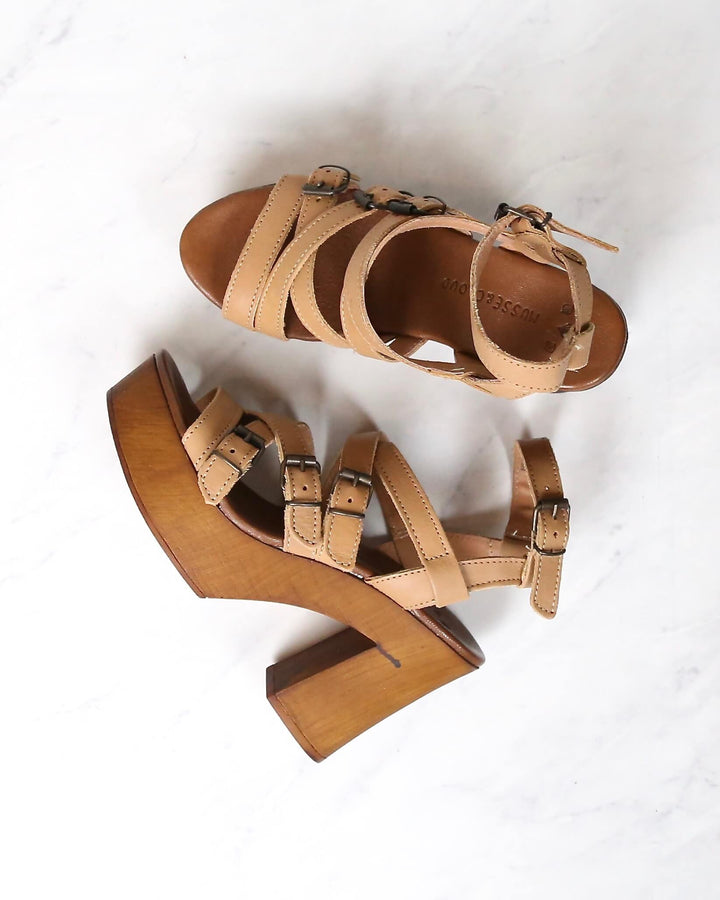 Musse & Cloud - Malena Sandals in Cue/Tan