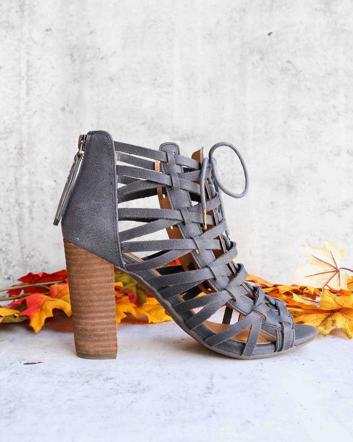 Not Rated - Jacey Heeled Sandal in Navy