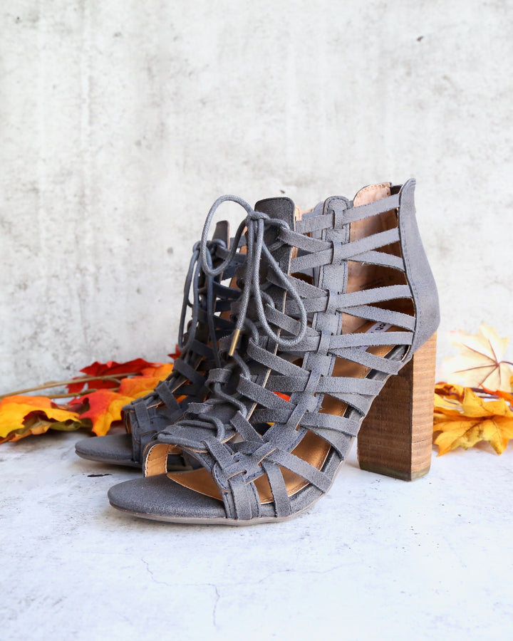 Not Rated - Jacey Heeled Sandal in Navy