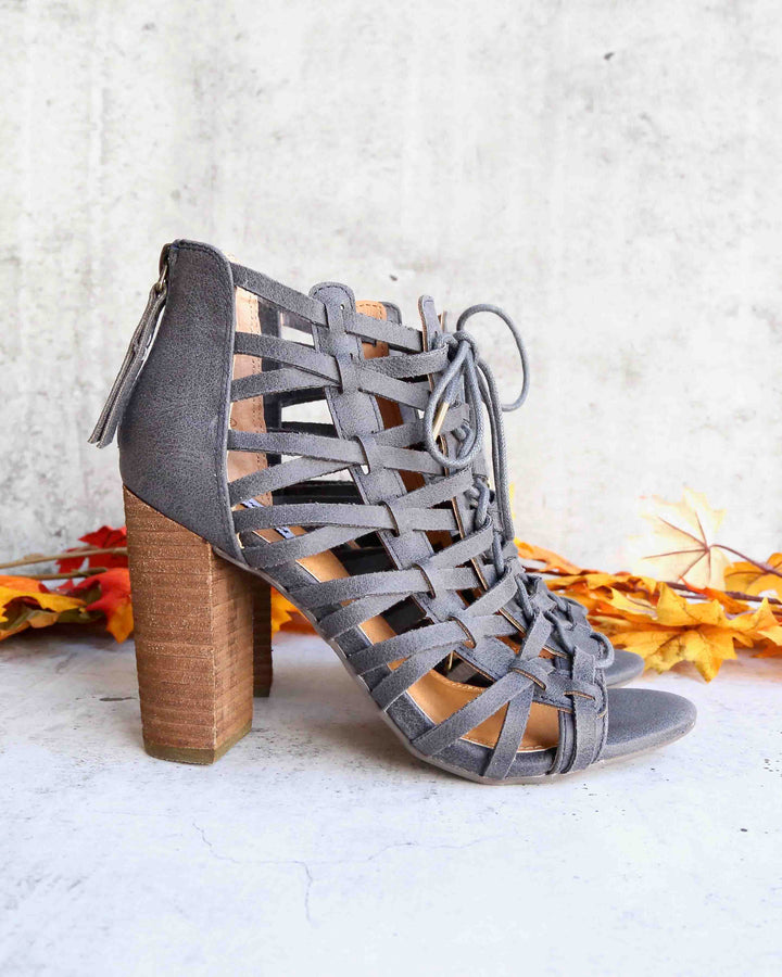 Not Rated - Jacey Heeled Sandal in Navy