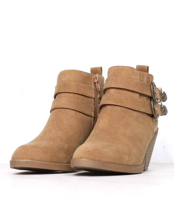 Nubuck Wedge Booties in More Colors