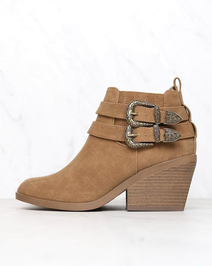 Nubuck Wedge Booties in More Colors