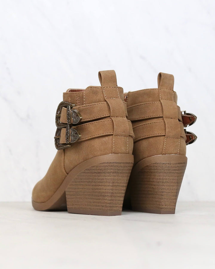 Nubuck Wedge Booties in More Colors