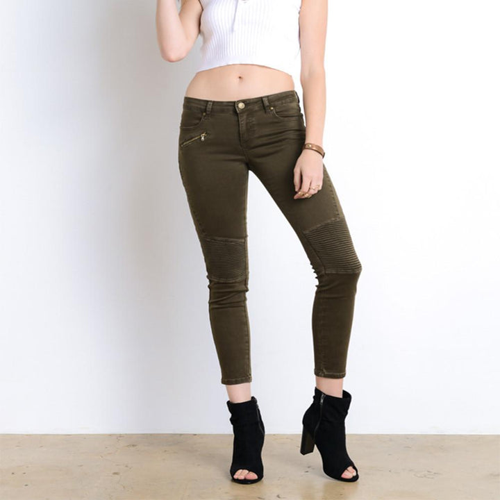 Final Sale - See You Later Biker Jeans - More Colors