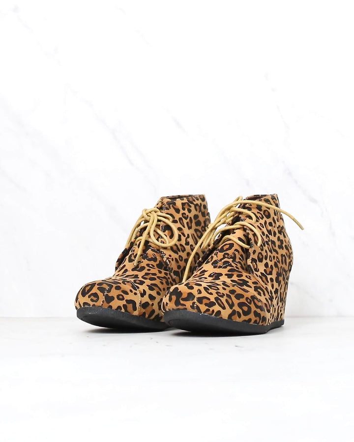 Leopard Wild Thing Ankle Booties