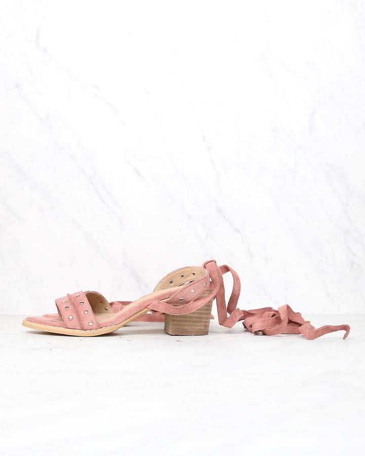 Miracle Miles - City Chic Wrap Suede Sandals in More Colors