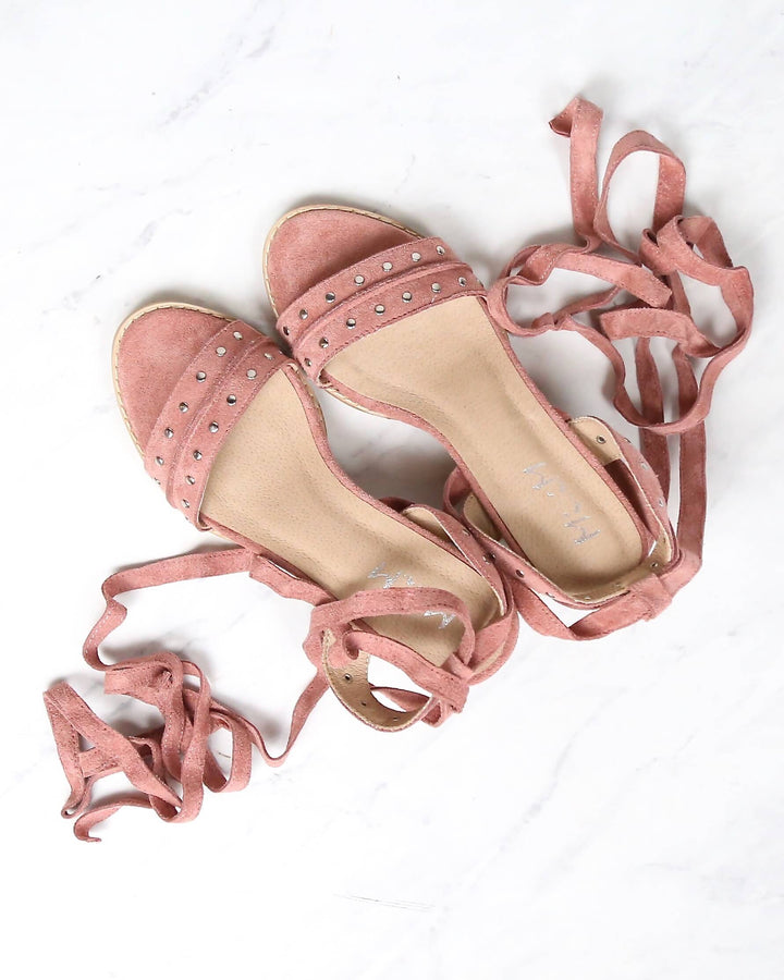 Miracle Miles - City Chic Wrap Suede Sandals in More Colors