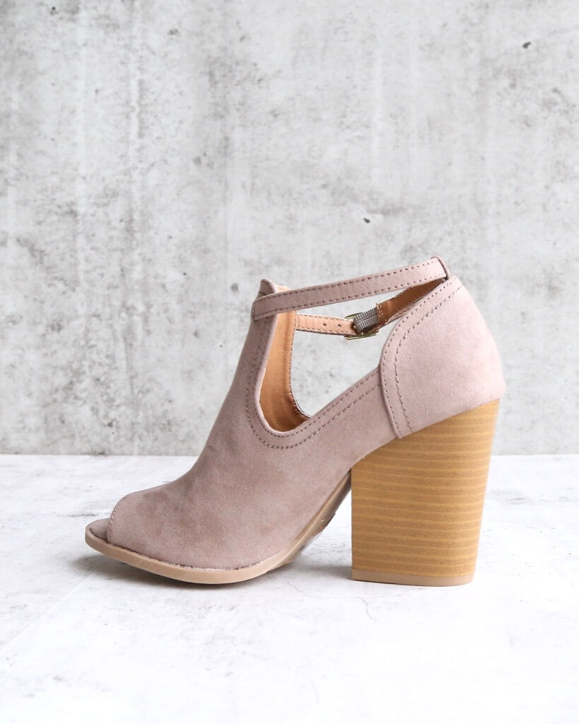 Stella Peep Toe Ankle Booties in More Colors