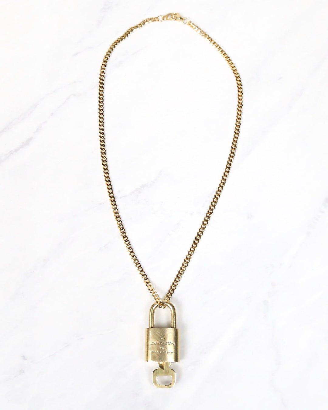 Repurposed Lock Necklace