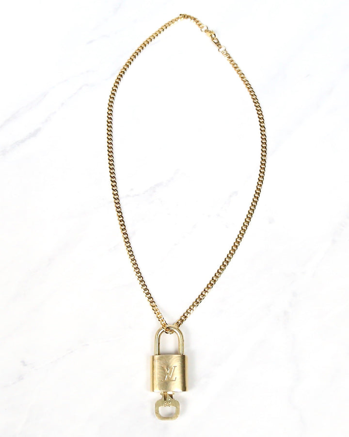 Repurposed Lock Necklace