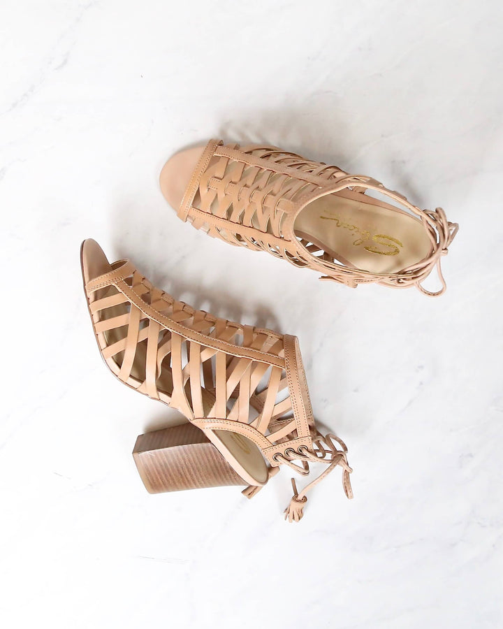 sbicca - geovana women cage sandal - blush