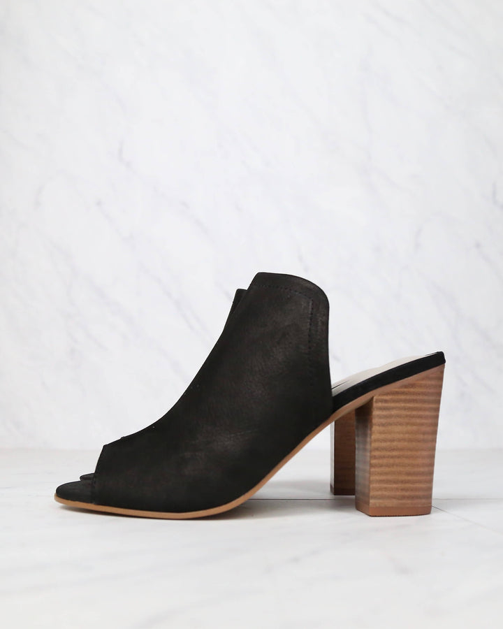 Final Sale - Sbicca - Love Block-Heel Mules in Black