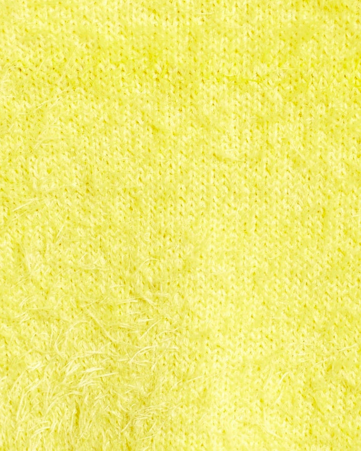 Final Sale - Somedays Lovin - Clover Fields Knitted Fuzzy Jumper/Sweater in Marigold