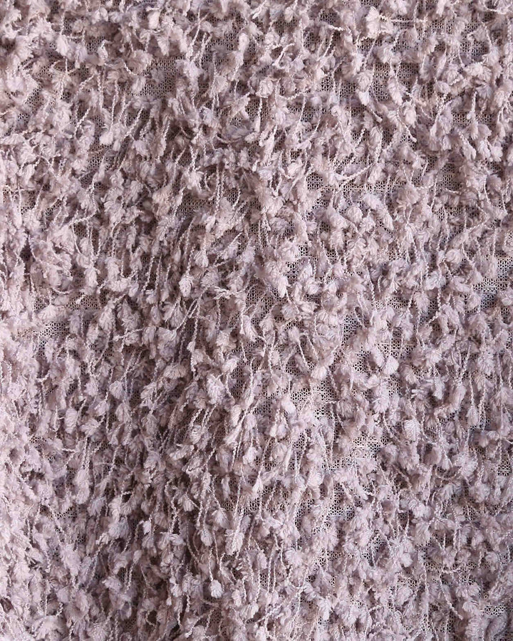 Final Sale - Somedays Lovin - Glorious Shaggy Cropped Sweater Top in Dove Grey