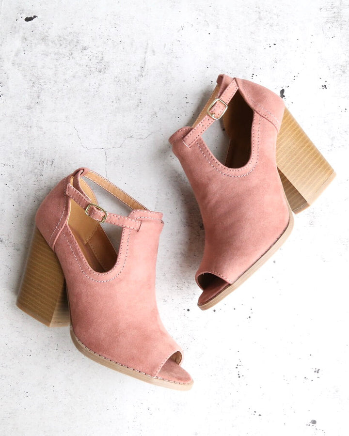 Stella Peep Toe Ankle Booties in More Colors
